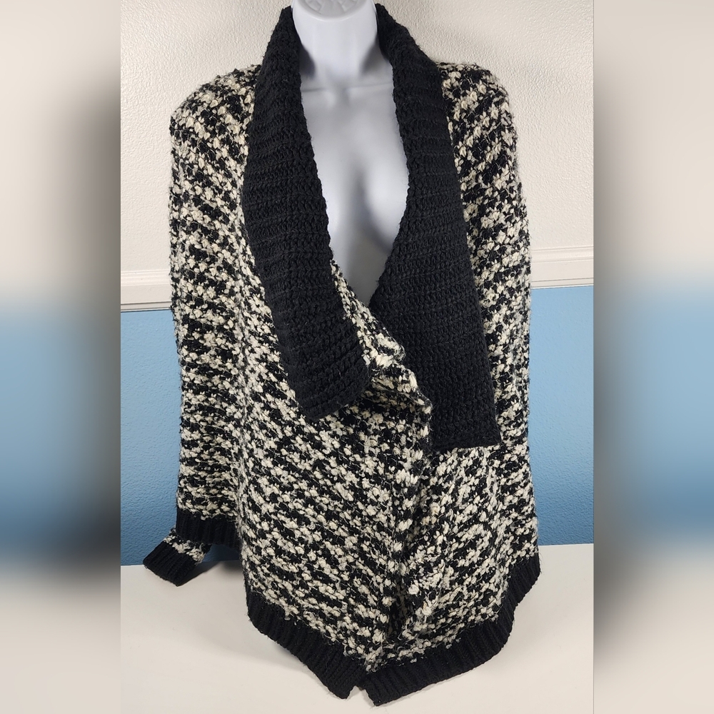 Ann Taylor Loft Women Wool Blend Cardigan Size XS Cozy Minimalist Open